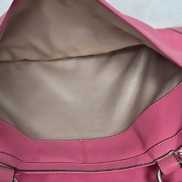 Coach Pink Leather Shoulder Bag - Picture 6 of 8